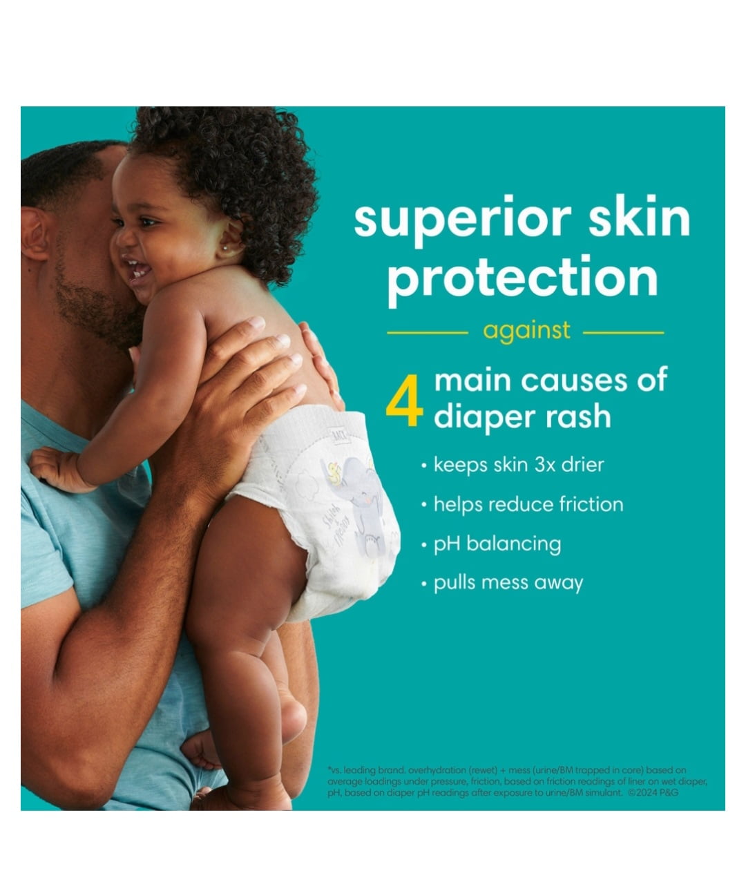 Pampers Swaddlers Diapers, Giant Pack, Size 1, 210 Count