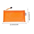 thumbnail image 2 of Large Pencil Case Clearance, Transparent Mesh Pencil Bag Large Capacity Zipper Storage Bag Student Exam Special Portable Pencil Bag Stationery Bag Back to College, 2 of 8