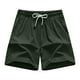 thumbnail image 1 of pstuiky Pantalones cortos de gimnasio para hombre, Pantalones cortos de poliéster de color liso para hombre, pantalones deportivos casuales para playa y exteriores Pantalones cortos de entrenamiento, 1 of 9