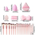 thumbnail image 3 of HGHDBT Pink Makeup Brush Set Professional Makeup Kit 36Pcs Powder Concealers Eye shadows Blush Foundation Make up Brushes, 3 of 6