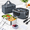 Gray+Black, variant on White+Gray 80W Fast Heating 1.5L 304 Stainless Steel Electric Heated Lunch Box