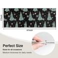 thumbnail image 5 of Black Christmas Tree Pattern Kitchen Rug Mat,Kitchen Runner Rugs Non Skid Washable,Decorative Kitchen Floor Mats for Kitchen,Sink,Laundry,17"X47", 5 of 5