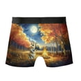 thumbnail image 2 of Hello Fall Corgi Enjoys Warm Campfire Autumn Night Bright Moon All Over Print Boxer Briefs Underwear for Men Dad Welsh Corgi Dog Lover Gifts Idea - 01008, 2 of 6