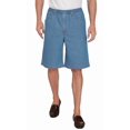 thumbnail image 2 of (3 pack) Turtle Bay New York Men's Stretch Waist Pull On Shorts in Twill Fabric - Free of Buttons & Snaps, 2 of 6