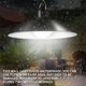 thumbnail image 5 of Naiovety Lámpara de araña de 4800mAH, luz LED Solar de doble cabezal con Control remoto, bombilla de pantalla Retro, lámpara impermeable, luz blanca Iluminación y accesorios No.01 Naiovety HA005594-01B, 5 of 6