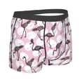 thumbnail image 4 of Uemuo Pineapple Flamingo Pattern Men's Boxer Briefs,Trunk Anti-Chafing,Comfortable, Durable, and Stylish Underwear-, 4 of 9