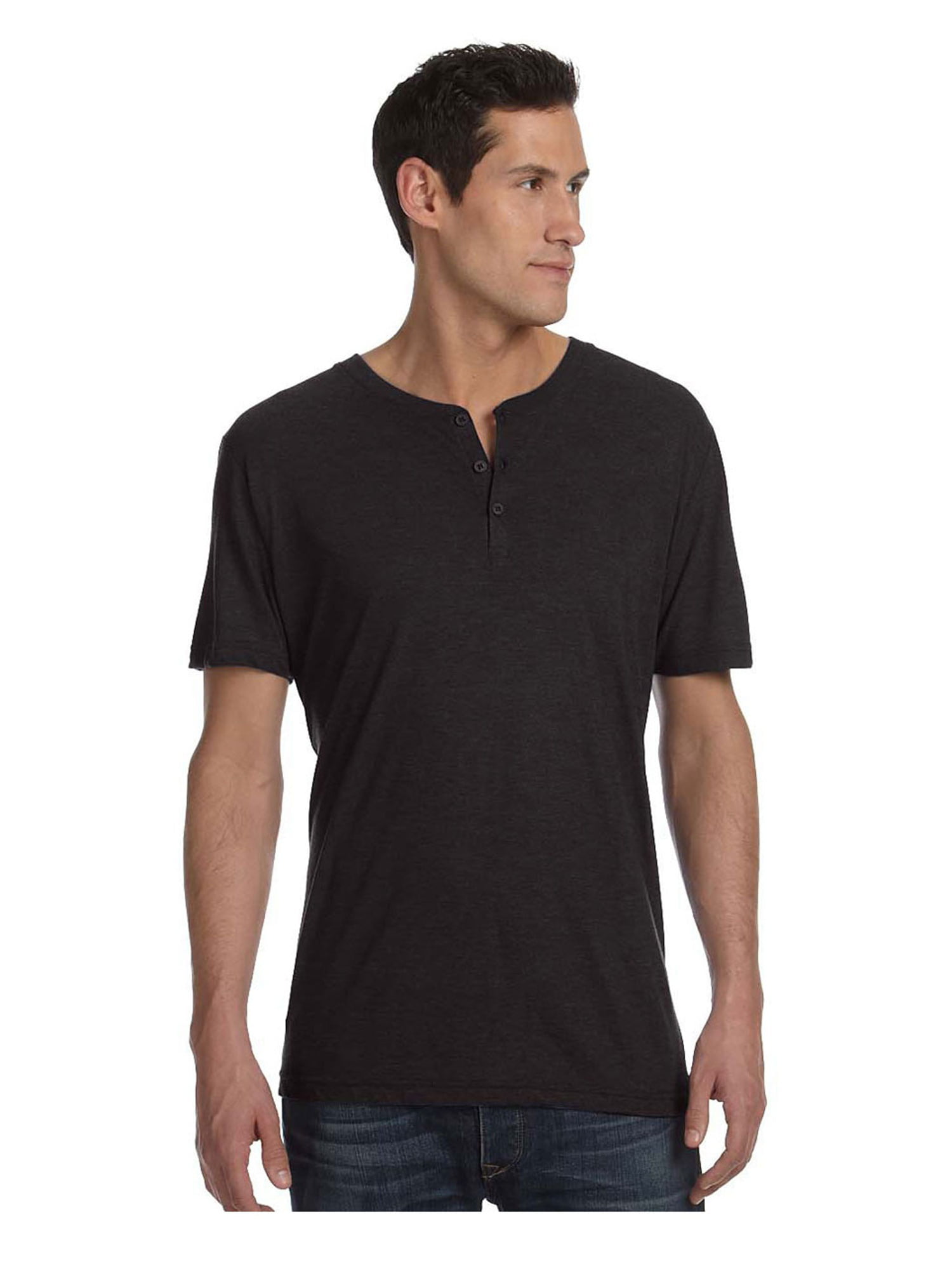 Bella Canvas Men's Tonal Side-Seamed Henley T-Shirt, Style C3125 ...