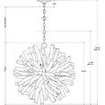 thumbnail image 2 of Currey And Company 9000-1152 Kuka 6 Light 25" Wide Wood Pendant - Wood, 2 of 7