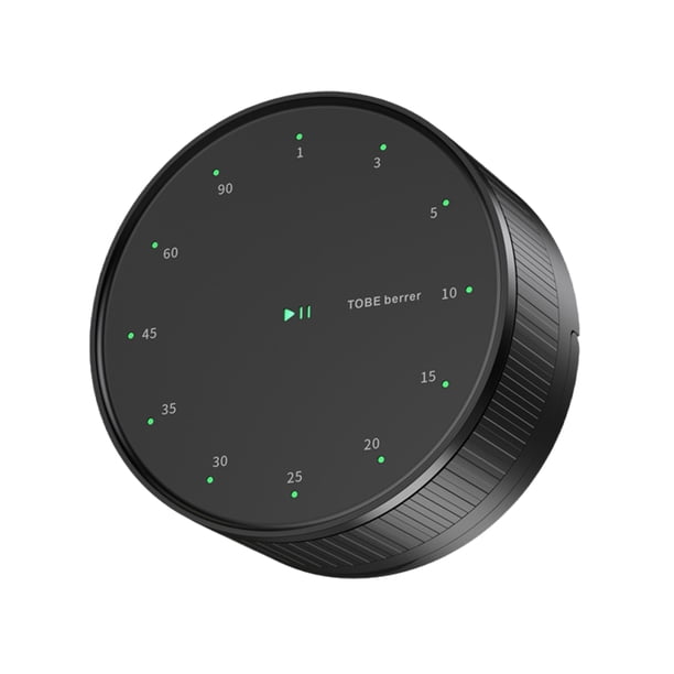 Temporizador magnético Inteprter de 90 minutos para cocinar con pantalla digital negro
