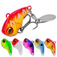 thumbnail image 2 of Mini Vib Fishing Lures With Treble Hooks High Strength Long Casting Artificial Hard Baits Fishing Tackles, 2 of 9