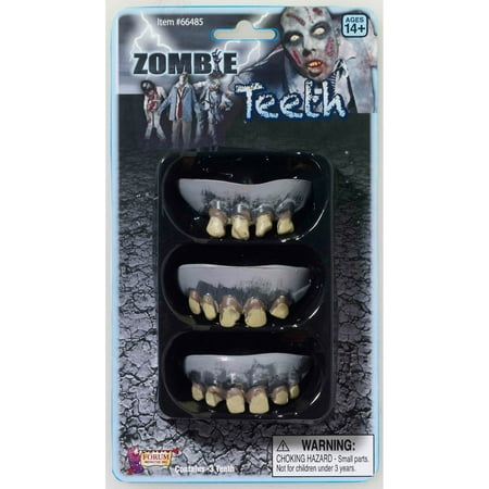 Adult Zombie Teeth Multi-Pack