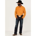 thumbnail image 2 of Rank 45 Men's 45&Reg; Solid Roughie Tech Long Sleeve Snap Western Shirt - GOLD XX-, 2 of 4
