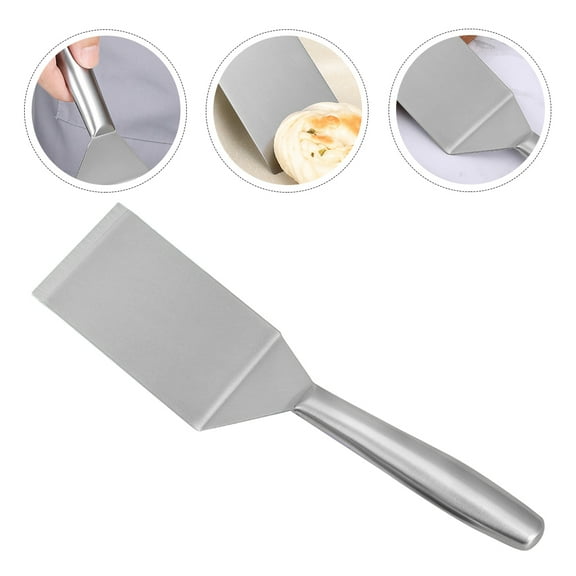 HONMEET Metal Steak Spatula Cooking Shovel Portable Frying Tool for Griddle and Kitchen Accessories