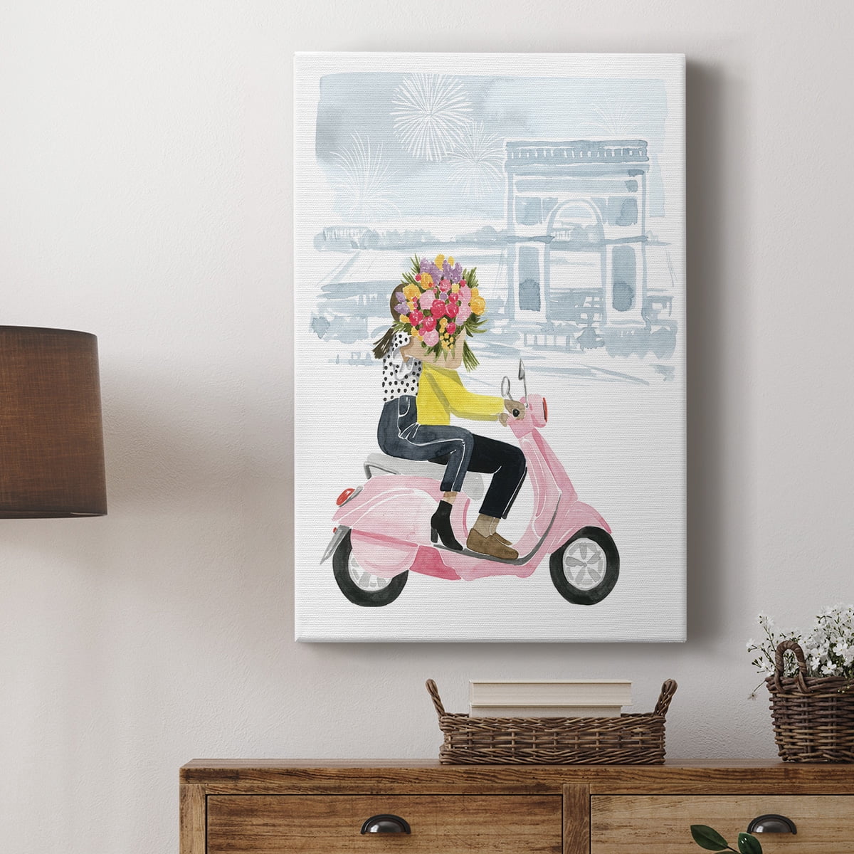 Paris in Love I Premium Gallery Wrapped Canvas - Ready to Hang