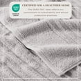 thumbnail image 3 of Great Bay Home 100% Cotton Ribbed Texture 6-Piece Towel Set, Soft Grey, 3 of 6