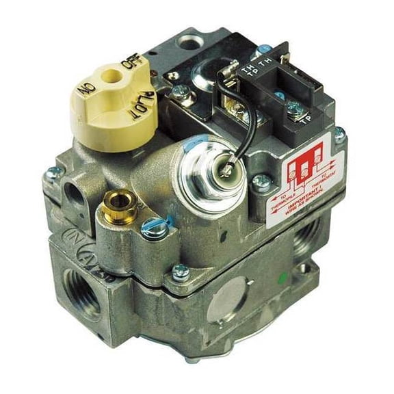 Robertshaw Gas Valve, Straight-Thru, 1/2 in, 100,000 BtuH 700-501