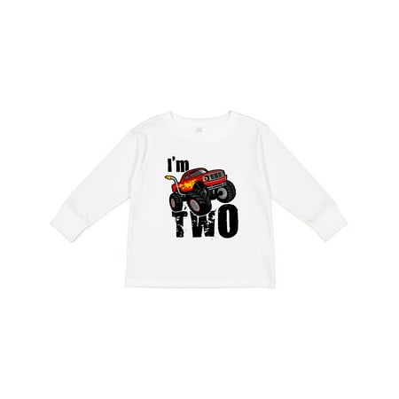

Inktastic 2nd Birthday Monster Truck Gift Toddler Boy or Toddler Girl Long Sleeve T-Shirt