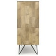 thumbnail image 6 of Simpli Home Hunter Solid Mango 39 inch Storage Cabinet in Natural Color (Set of 2), 6 of 10