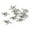 Clear, variant on 12 Pieces Angel Wing Charms Pendants for Crafting Charms Beads , 26x21mm Clear