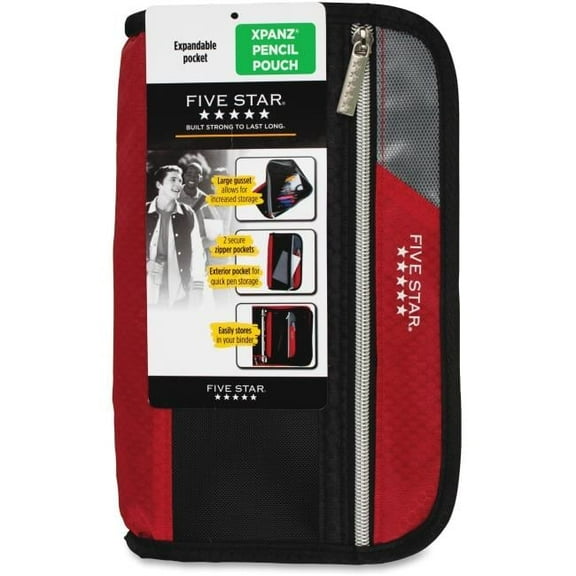 Five Star Xpanz Carrying Case for Pencil, Pen, Supplies - Assorted