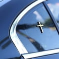 thumbnail image 3 of Magnetic Cross for Car, Cross Car Magnet, 3D Self Adhesive Stickers Cars Accessories, Window Decal Sticker for Auto Trunk Body Tailgate Side Fenders, Laptops, Auto Decoration(Silver), 3 of 7