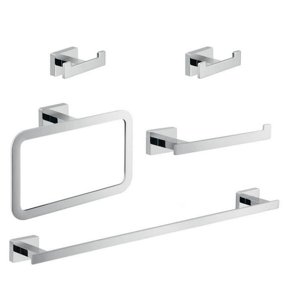 Nameeks Atn101 Gedy Bathroom Accessories Set - Chrome