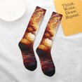 thumbnail image 5 of Cauagu Red And White Fire Bird Print Women's Men's Ankle Socks 1-pack Casual Athletic Socks for Unisex Adult Moisture-Wicking Socks for Daily Wear/Running/Sport, 5 of 8