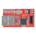 thumbnail image 2 of Módulo Ethernet, bloque de construcción electrónico, piezas de red, componentes, tablero rojo W5100, 2 of 13