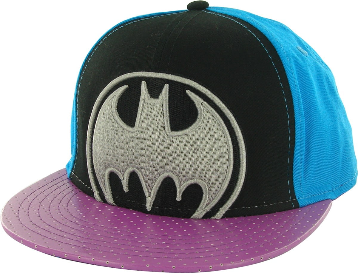 Batman Tricolor Purple Visor Hat 