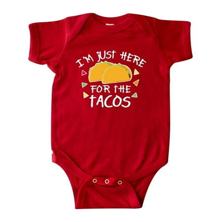 

Inktastic Im Just Here For The Tacos Cinco De Mayo Gift Baby Boy or Baby Girl Bodysuit