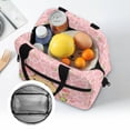 thumbnail image 6 of HUIACONG Capybara Strawberry Print Lunch Bag, Comfortable Hand Feel Front Pocket Aluminum Film Material Insulated Lunch Bag for Office Camping Picnic, 6 of 10