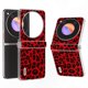 thumbnail image 1 of Leopard Print Phone Case with Clear Matte Border for Flip 5G Models, 1 of 5