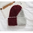 thumbnail image 5 of CoCopeanut New Fashion Double Color Beanie Knitted Warm Soft Trendy Winter Hats Simple Women Casual Caps Elegant All-match Beanie Present, 5 of 6