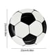 thumbnail image 3 of Set de suministros para fiestas de la Copa del Mundo - Kit de vajilla desechable, platos de papel, vasos, mantel, diseño blanco de fútbol, 8 platos, fiesta en el jardín al aire libre, 3 of 6