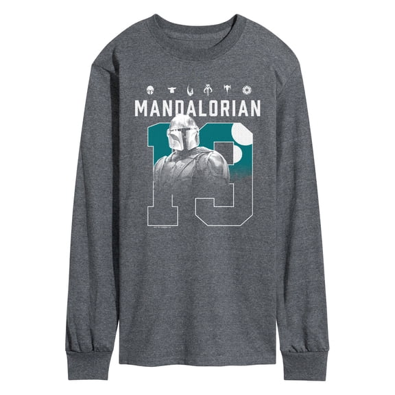 Star Wars - Mandalorian Jersey - Men's Long Sleeve Graphic T-Shirt