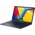 thumbnail image 2 of ASUS Vivobook 14" FHD Laptop, Intel Core i3-1315U Processor, 8GB RAM(on board), 128GB SSD, Windows 11 Home in S Mode, Intel UHD Graphics, Wi-Fi, Bluetooth, Quiet Blue, X1404VA-V14.I38128, 2 of 6