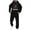 Black, variant on VBTAPA Mens Christmas Sweatsuit 2 Piece Hoodie Tracksuit Sets Oversized Graphic Hoodies Drawstring Long Pants Jogging Suit Long Sleeve 3D Print Casual Athletic Outfits Prime Sales Army Green XL