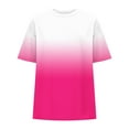 thumbnail image 7 of GERsome Womens Plus Size Short Sleeve T Shirts Summer Loose Fit V Neck Tee Shirt, Sizes S-5XL, 7 of 7