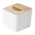 thumbnail image 2 of Tissue Cover Tissue Holder For Tissues And Disposable Face Towel Square Tissue Cover For Living Room Bathroom And Storage Containers Easy To Use, 2 of 6