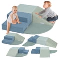 thumbnail image 3 of Spanspace Toddler Foam Climbing Blocks, Kids’ Indoor Play Structures, Soft Foam Baby Climbing & Crawling Play Set, 4-Pcs Climbing Toys, Fashionable, 3 of 9