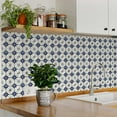 thumbnail image 3 of Mi Alma Vinyl Backsplash Decor - Blue Star Shaped Peel & Stick Tiles 6x6, 3 of 11