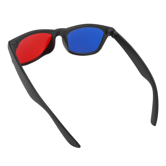 3D Game Glasses, Portable Wear  Red Blue 3D Glasses  for Home