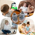 thumbnail image 6 of Drecage Toddler Boys Girls Cute Shark Slippers Kids Non-Slip Fuzzy Bedroom House Shoes, 6 of 7
