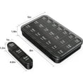 thumbnail image 6 of Weekly Pill Organizer 3 Times a Day, Travel Pill Box Case 7 Day, Large Medication Container for Daily Vitamin and Medicine, with Portable Compartments (Black), 6 of 8