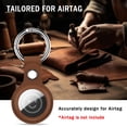 thumbnail image 3 of Funda de piel Airtag RFUNGUANGO para Apple Air Tag con 4 protectores, 3 of 7