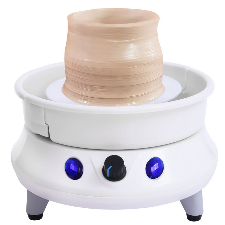 OUKANING 120W Mini Electric Pottery Wheel Ceramic Machine Ceramic Work  Shaping Clay Art Crafts Diy Gifts 