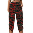 thumbnail image 2 of Aboser Camo Capri Pants for Women Military Tactical Pants Comfy High Waisted Capris Casual Cropped Trousers Outdoor Climbing Hiking Pants with Pockets, 2 of 6