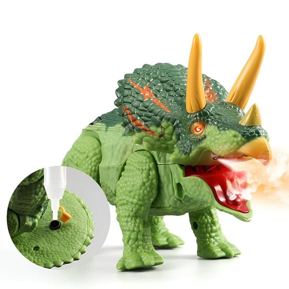 BESTSKY Dinosaur Toys,Sound Effects Walking with Dinosaurs,Dinosaur Toys for Kids 3-5,Green