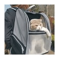 thumbnail image 4 of Mochila Back Pack Transportadora Mascota Grande Gris, 4 of 4