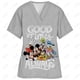 thumbnail image 3 of Blusa médica con estampado navideño de Mickey Mouse, talla 5xl, uniforme de manga corta, uniforme de médico y enfermera, blusas de trabajo para centros de revisión para niños, 3 of 5